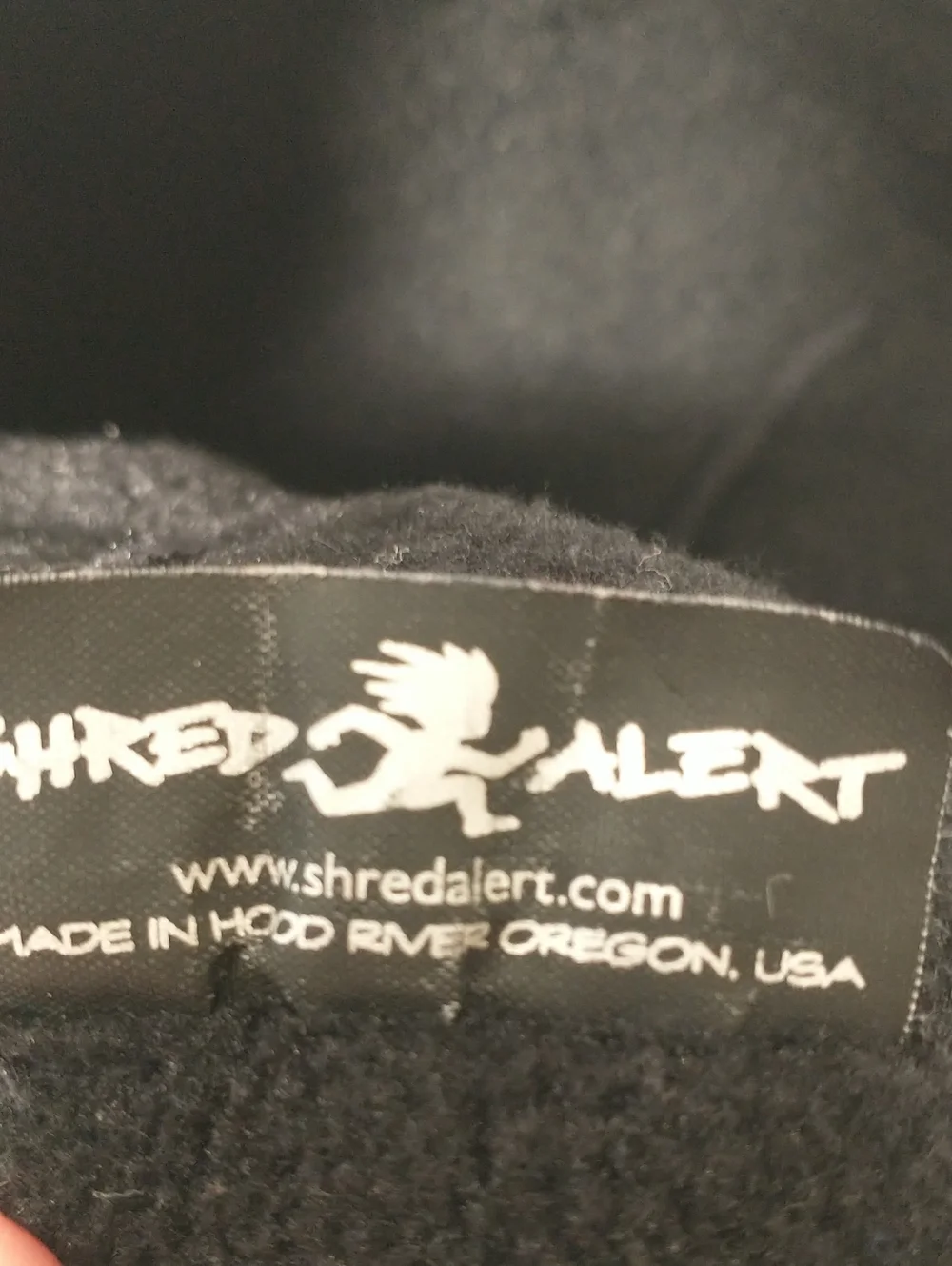 Vintage Shred Alert Fleece Adjustable Beanie, Countries Flags On, Adult Medium